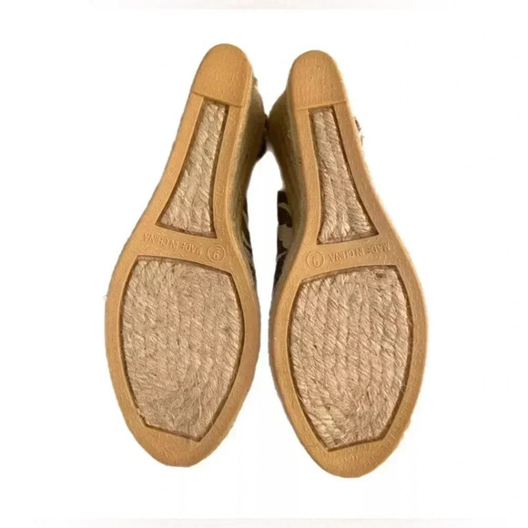 CHICO’S Zebra Print Sandals Women’s Simon Espadrille Wedge Slingback Heels 9 - Picture 9 of 14